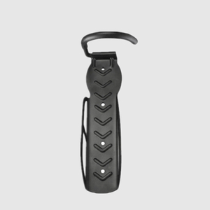 Einfacher schwarzer Fahrradhalter für die Wandmontage mit Reifenablage für Shop