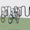 2021 Universal-Rundrohrbiege-Spraying-beschichteter Wave-Fahrradträger