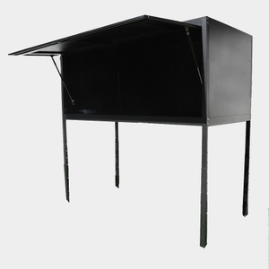 Carbon Steel Outdoor Bike Canopies Car Storage Lockers Box Cabinet