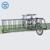 Gewerblicher freistehender Stand-Up-Grid-Fahrradträger für den Außenbereich